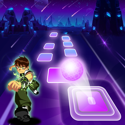 Music Jump BEN 10 Tiles Hop