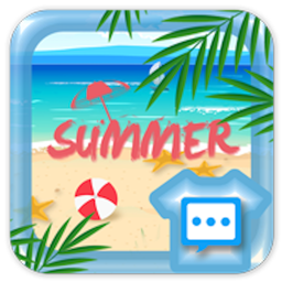 Summer beach skin for Next SMS