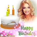 Happy birthday photo frame