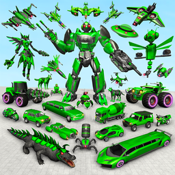 Dragon Fly Robot Car Game 3D