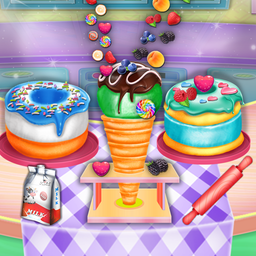 Ice Cream Donuts Maker: Dessert Cooking Games