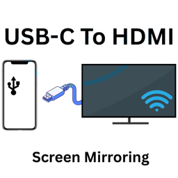 USB-C to HDMI Cast Phone to TV