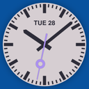 Railway Clock Watch Face