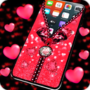 Heart Zipper Screen Lock App