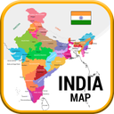 india map - in hindi with gk,