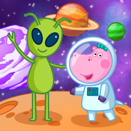 Space for kids. Adventure game