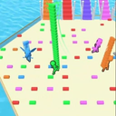 Bridge Run Race Body Clash Rush Running 3d
