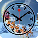 Christmas Clock Live Wallpaper