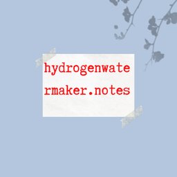 hydrogenwatermaker Notes