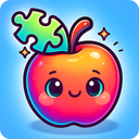 Puzzle for kids - learn food