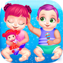 Newborn Baby Twins:Baby sitter & Baby daycare game