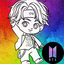 Bangtan Boys Coloring Book