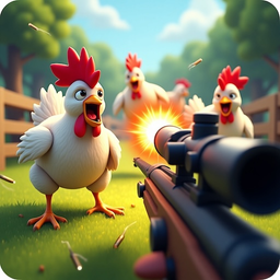 Chicken Gun Attack Shooter