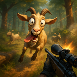 Crazy Goat Sniper Hunter