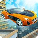 City Rooftop Stunt Car Racing Ramps