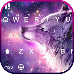 Starry Wolf Keyboard Theme