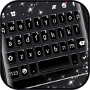All Black SMS Keyboard Theme