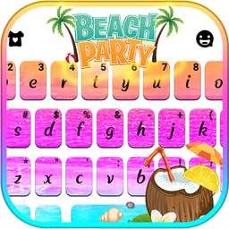 Beach Party Keyboard Theme