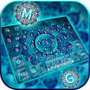 Blue Galaxy Mandala Keyboard Theme