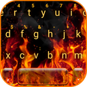 Burning Fire Keyboard Theme