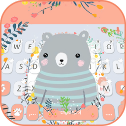Cartoon Bear Keyboard Theme