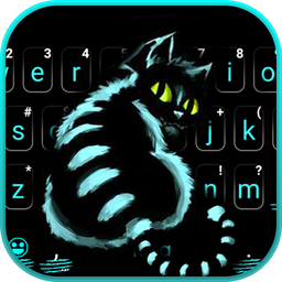 Cheshire Night Cat Keyboard Theme