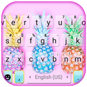 Colorful Pineapples Keyboard Theme