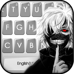 Creepy Mask Man Keyboard Theme