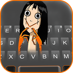 Creepy Momo 2 Keyboard Theme