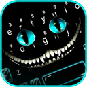 Devil Cat Smile Keyboard Theme