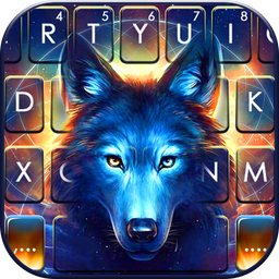 Dreamcatcher Night Wolf Keyboard Theme