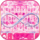 Dreamy Pink Infinity Keyboard Theme