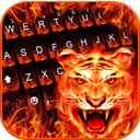 Cruel Tiger 3D Keyboard Theme