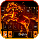 Flaming Fire Horse Theme