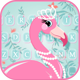 Graceful Flamingo Keyboard Theme
