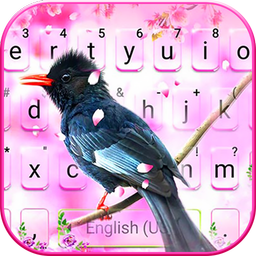 Flowers Garden Bird Keyboard Theme