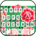 Folk Flower Pattern Keyboard Theme