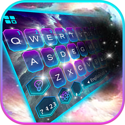 Galaxy Black Hole Keyboard Theme