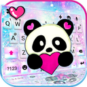 Galaxy Heart Panda Theme