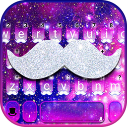 Galaxy Silver Beard Keyboard Theme