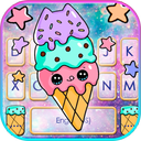 Galaxy Tasty Ice Cream Keyboard Theme