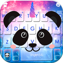 Galaxy Unicorn Panda Keyboard Theme