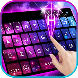 Galaxy 3d Hologram Keyboard Theme