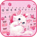 Girlish Kitty Keyboard Theme