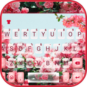 Girly Garden Flowers Keyboard Theme