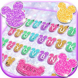 Girly Glitter Minny Keyboard T