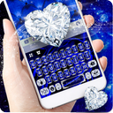 Glamour Velvet Diamond Luxury Keyboard Theme