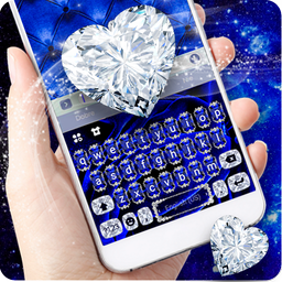 Glamour Velvet Diamond Luxury Keyboard Theme