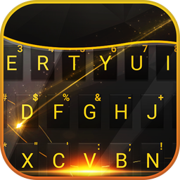 Gold Black Luxury Keyboard Theme