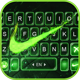 Green Neon Check Theme